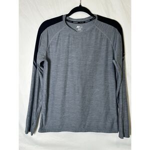 Russell Athletic Dri-Power 360 Boys Active Shirt Moisture Wick Size XL Gray